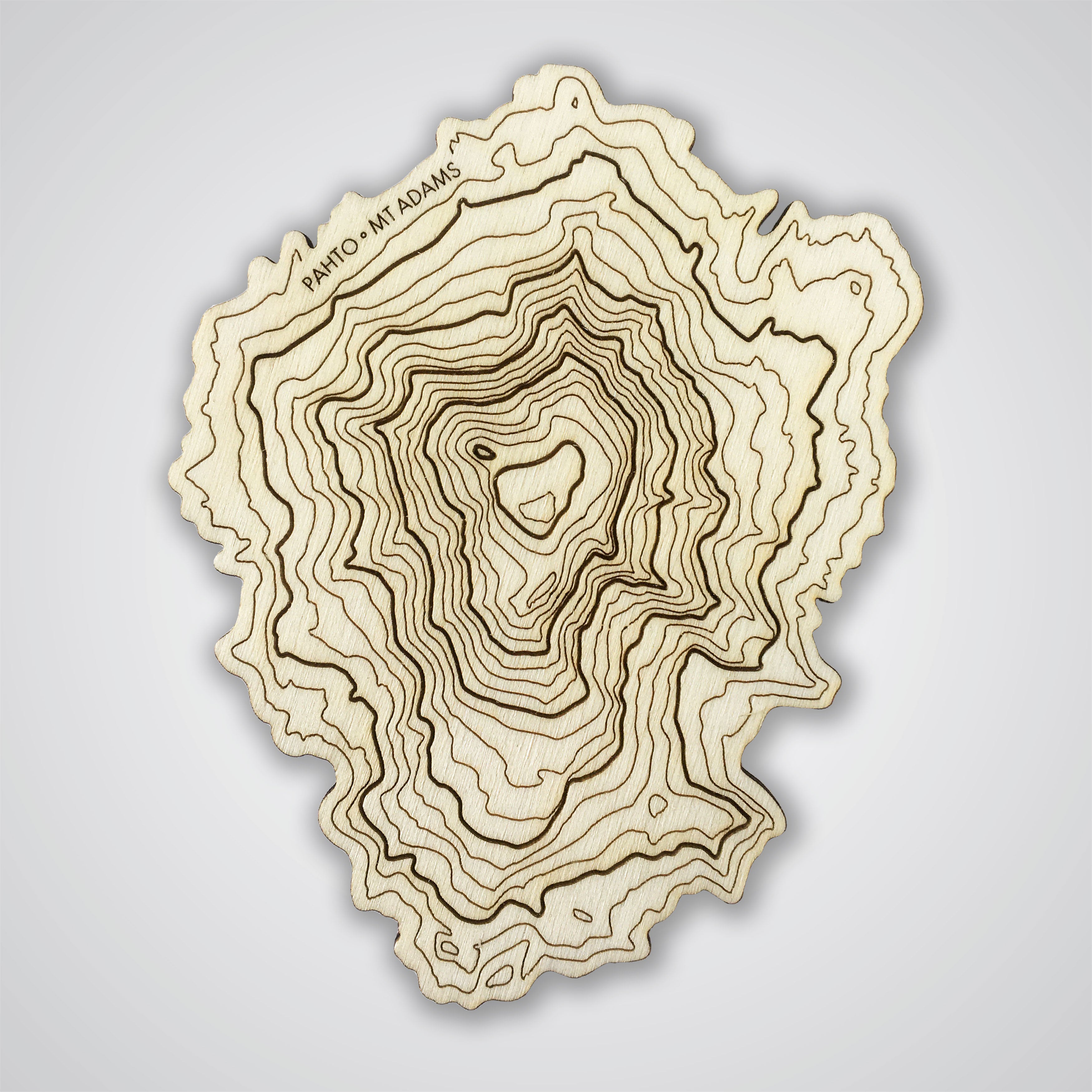 Mt Adams Topography Coaster - Single