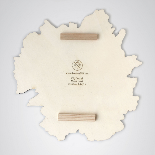 Mt Hood Topography Wall Art