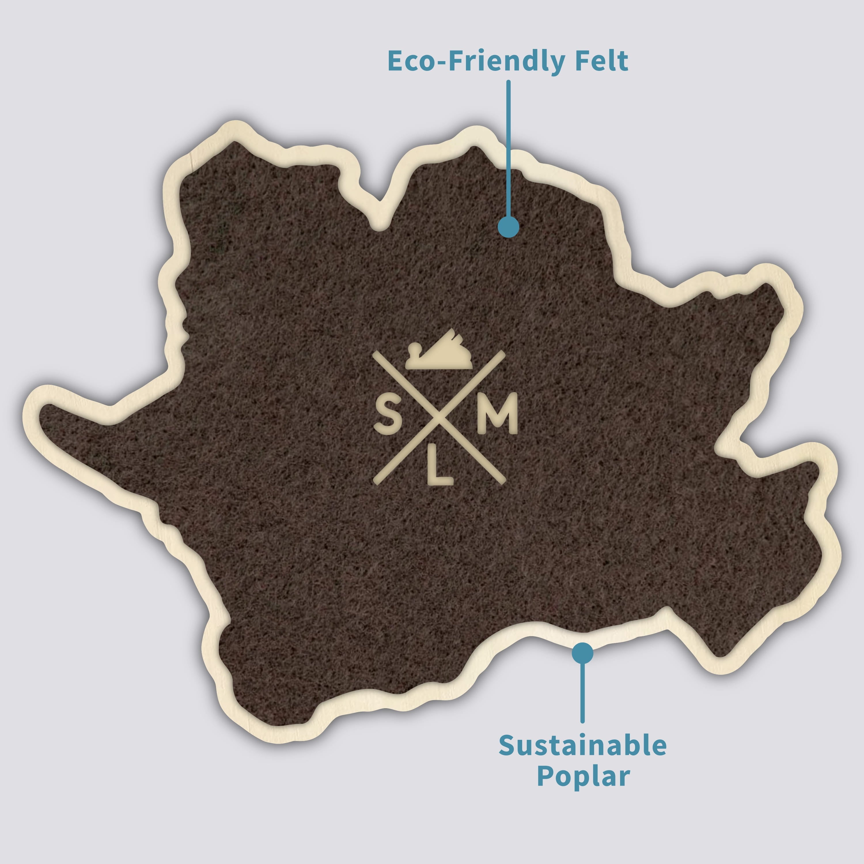 Mammoth Mountain Coaster | Wood Coaster Topography Map | California Mountain Art