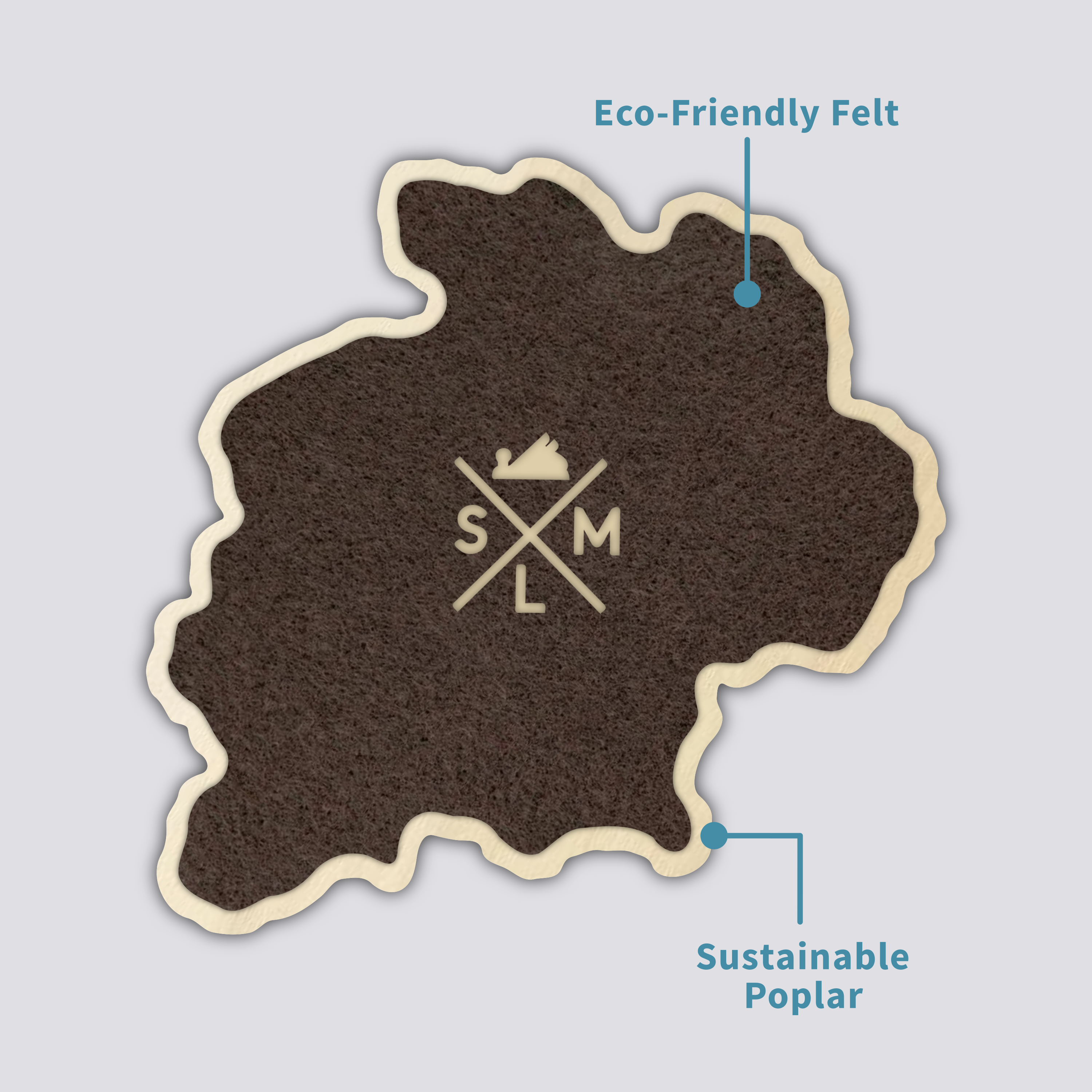 Pikes Peak Coaster | Wood Coaster Topography Map | Colorado Mountain Art