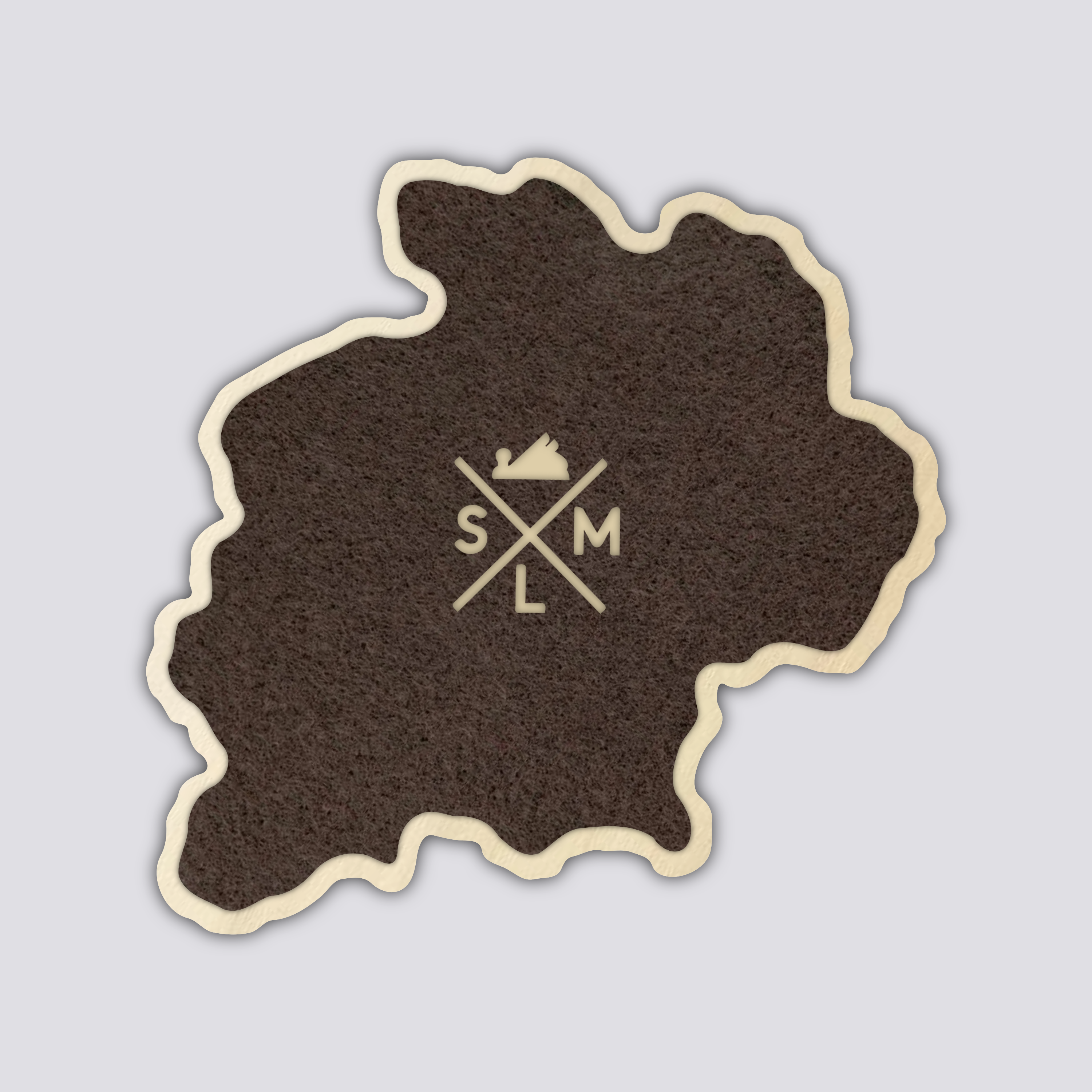 Pikes Peak Coaster | Wood Coaster Topography Map | Colorado Mountain Art