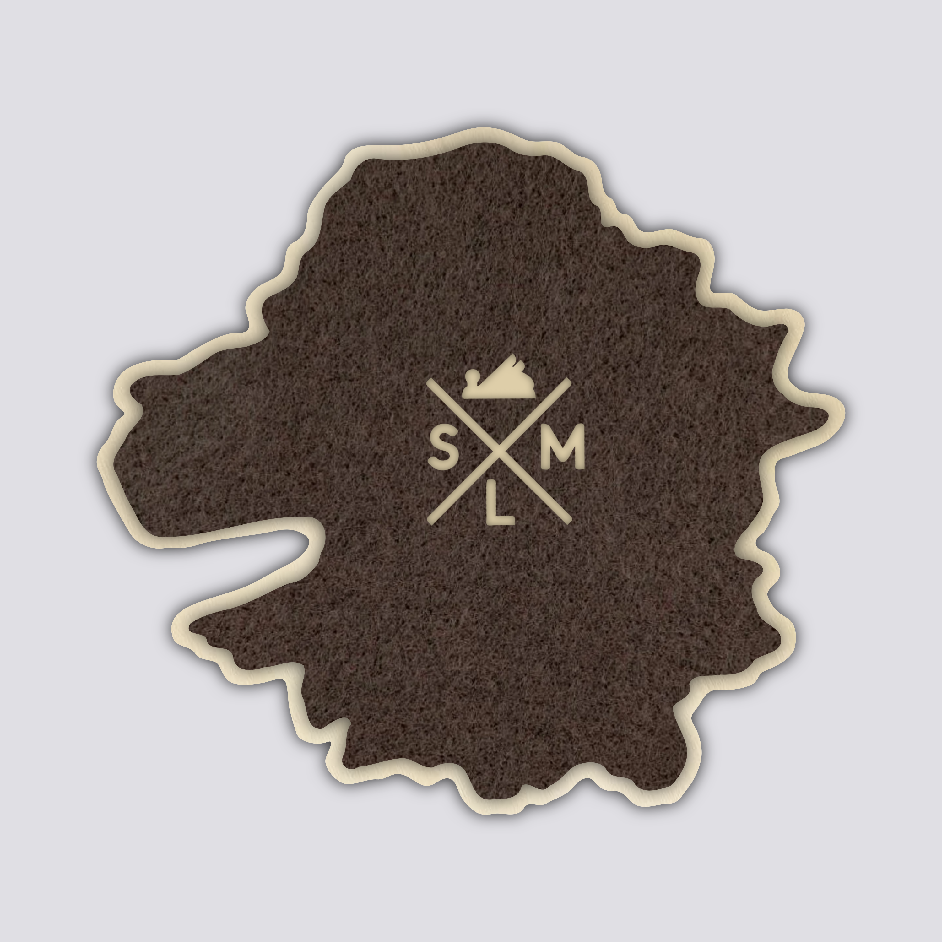 Mt Thielsen Coaster | Wood Coaster Topography Map | Oregon Mountain