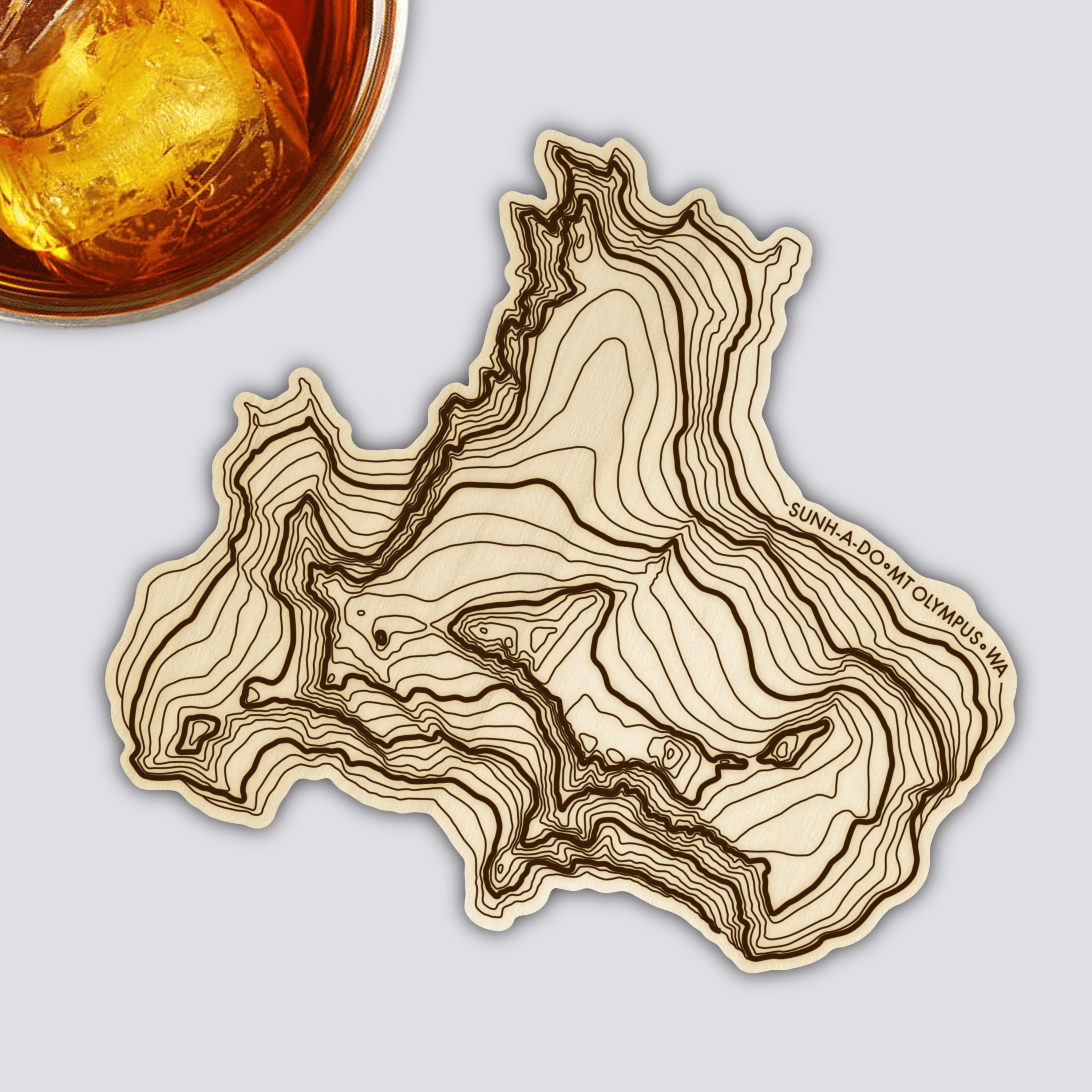 Mt Olympus Topography Coaster - Single