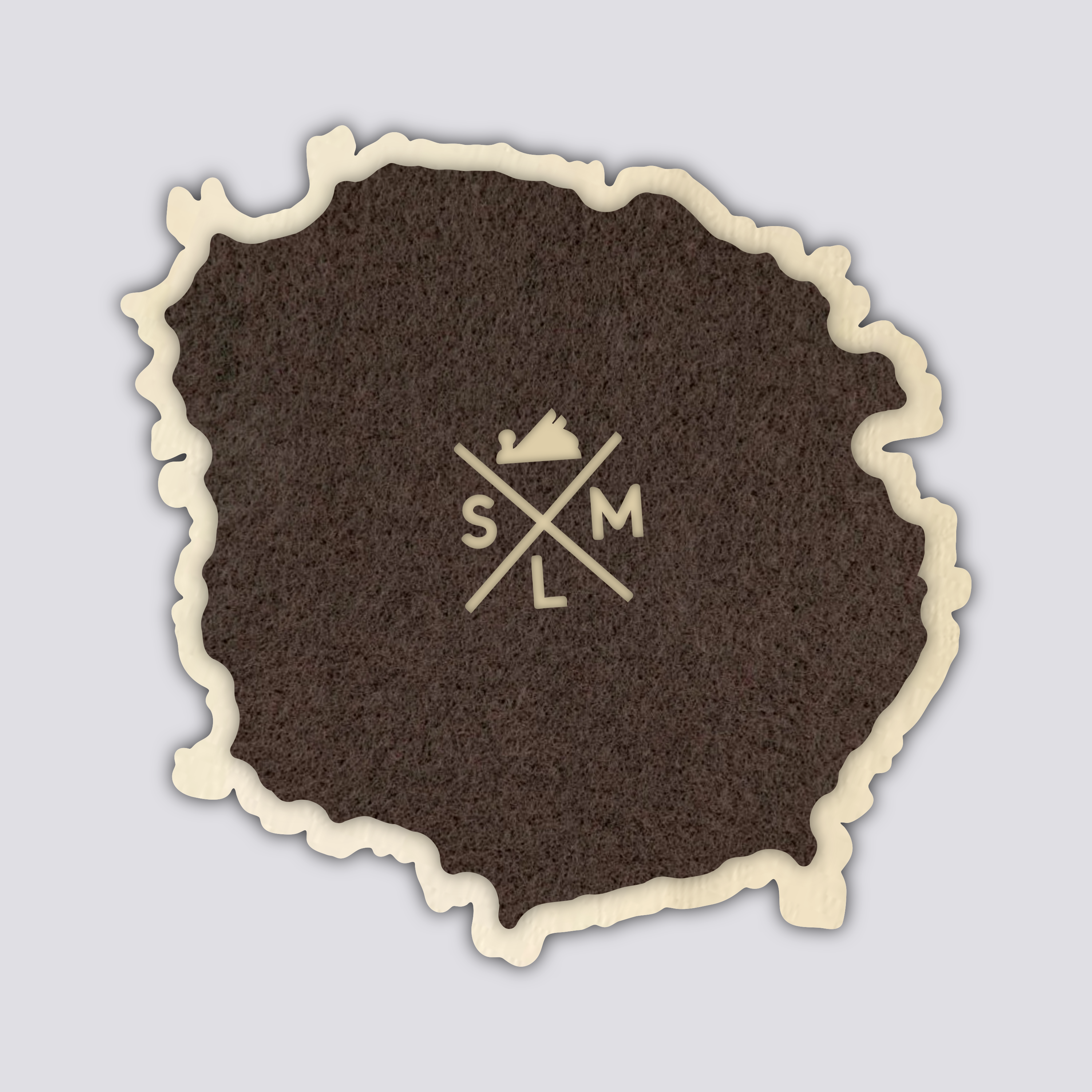 Mt St Helens Coaster | Wood Coaster Topography Map | Washington Mountain Art
