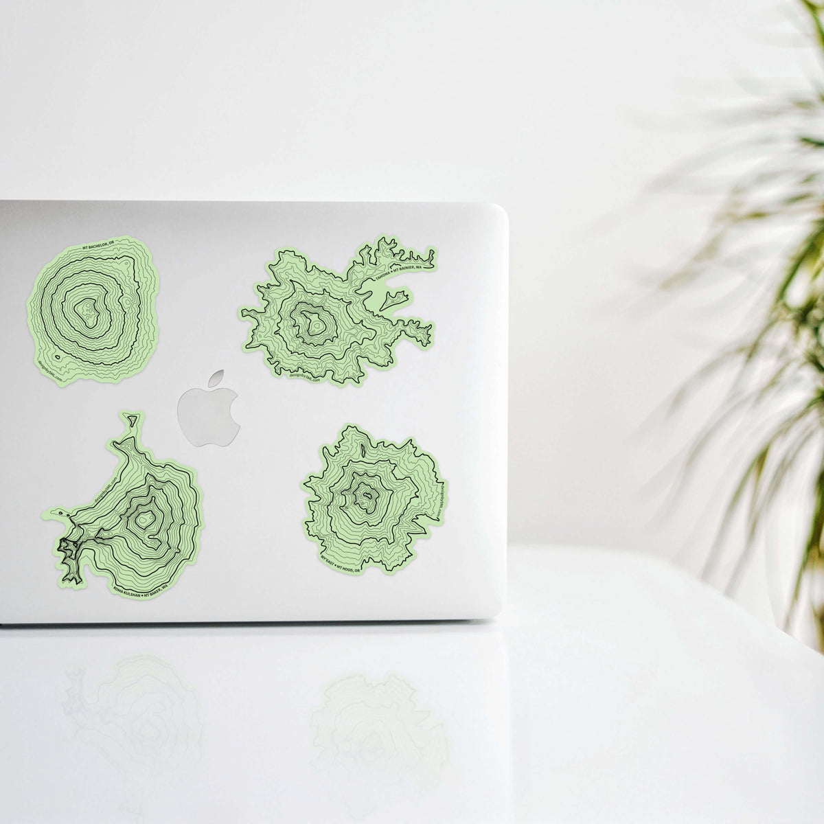 Tom Baker Sticker Mount Baker Topography Sticker – SML | Simple Modern Living