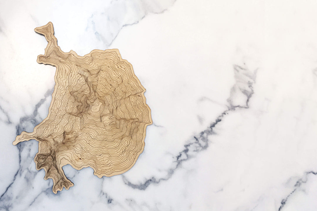 Mt Baker Topography Wall Art – SML | Simple Modern Living